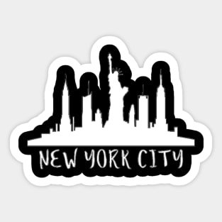 NYC skyline Sticker